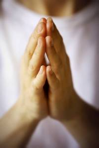 hands in prayer